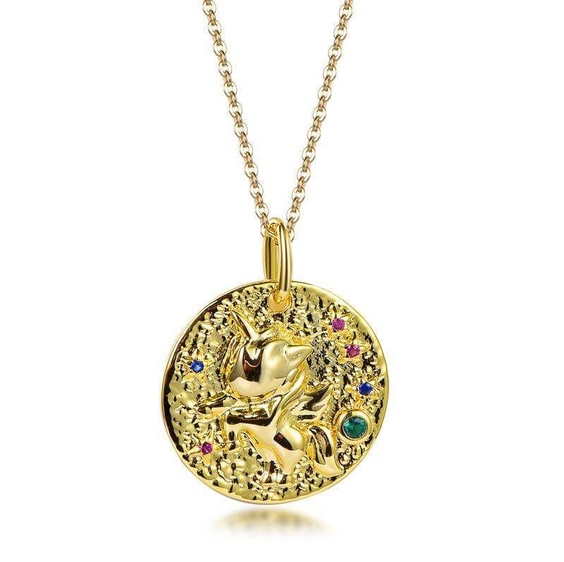 Dolphin Coin Necklace - Trendolla Jewelry