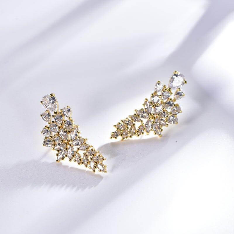 Gorgeous Drop Earrings In Sterling Silver - Trendolla Jewelry